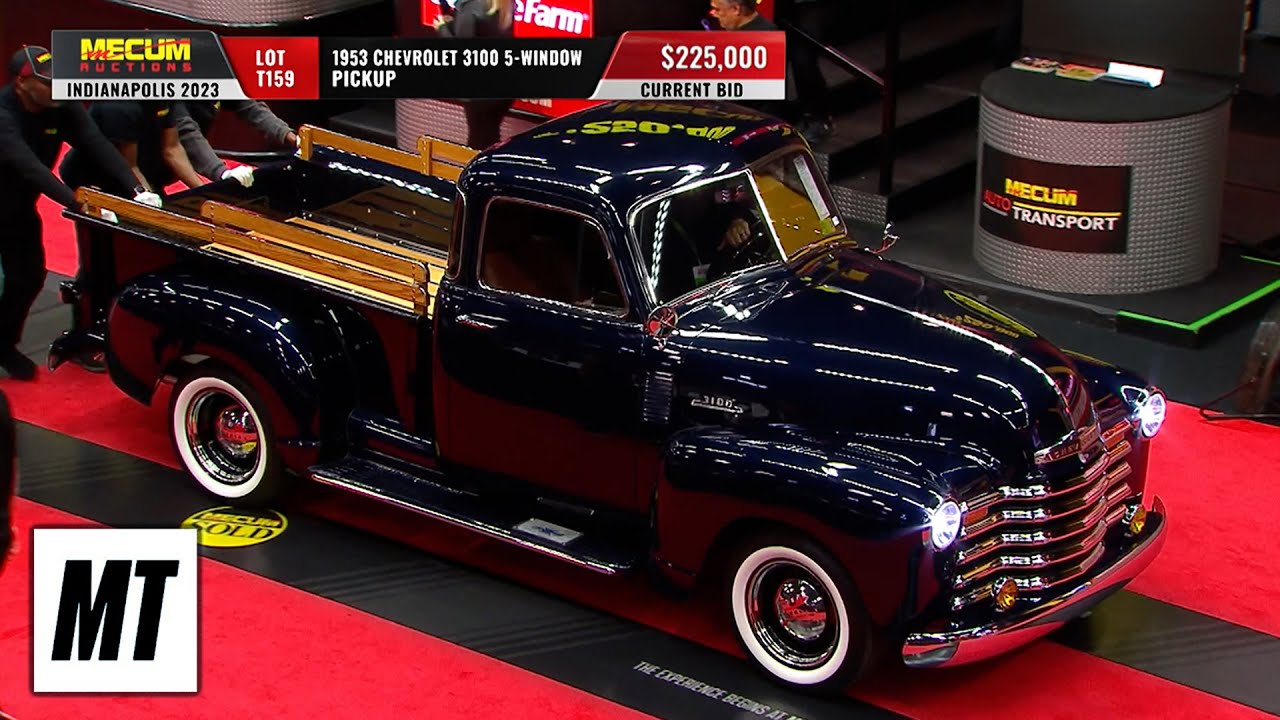 1953 Chevrolet 3100 5-Window Pickup | Mecum Auctions Indy | MotorTrend