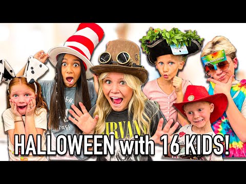BUYiNG HALLOWEEN COSTUMES for 16 KiDS!?