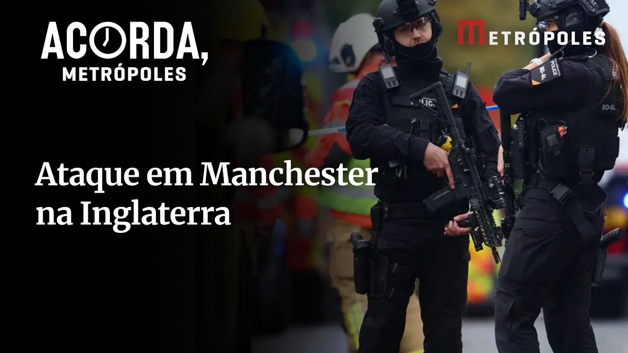 Quatro pessoas ficaram feridas em um ataque a uma sinagoga na Inglaterra