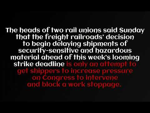 3 more unions reach tentative agreements with freight railroads