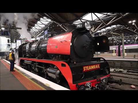 Steamrail Victoria Eureka Express 1 2022 with R761