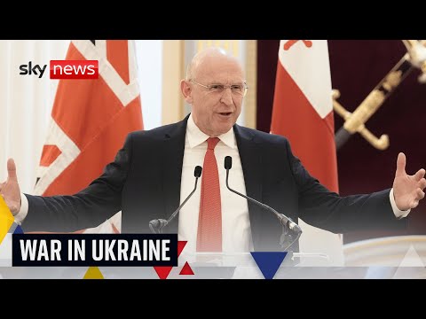 Putin views the UK as his “number one enemy”, defence secretary says during speech