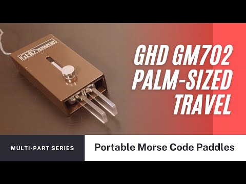 GHD GM702 Palm-Size Travel Morse Code Paddle
