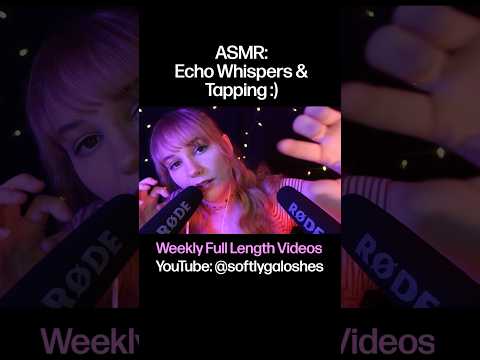 Does this sound good? :) Little echo whispers and tapping for your relaxation :) #asmr #whispering