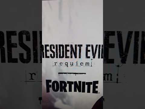 RESIDENT EVIL REQUIEM X FORTNITE ITEM SHOP NEW GRACE HOW TO UNLOCK #fortnite #shorts #residentevil