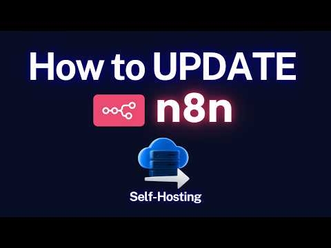 How to UPDATE n8n when Self-Hosting (Step-by-Step Tutorial)