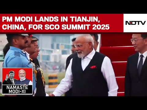 PM Modi In China | PM Modi Lands in Tianjin, China, For SCO Summit 2025