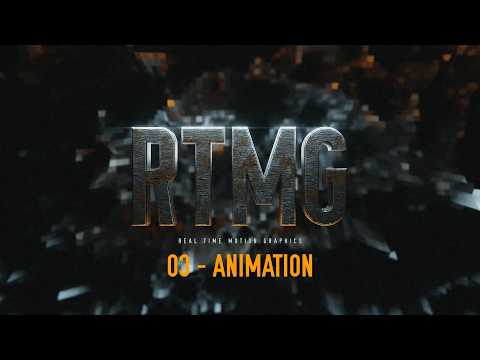 Real Time Motion Graphics (RTMG) - Chapter 03 - Animation [Full Blender / Eevee Course]