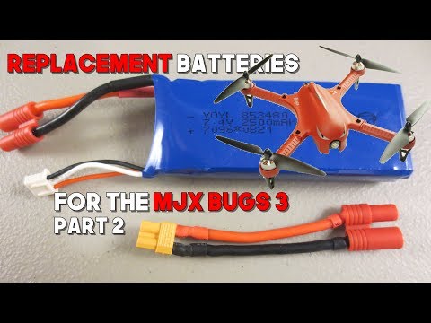 Replacement Batteries for the Syma X8G and MJX Bugs 3 - Part II - Bugs 3 Flight and Commentary - UCMFvn0Rcm5H7B2SGnt5biQw