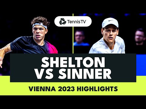 FUN Ben Shelton vs Jannik Sinner Match | Vienna 2023 Highlights