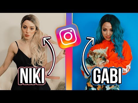 Twins Copy Eachother's Instagrams for a Week! Niki and Gabi - UCuVHOs0H5hvAHGr8O4yIBNQ