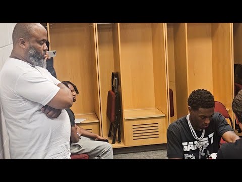 Kenny Ellis INSPECTS Jahi Tucker getting HANDS WRAPPED with WATCHFUL EYE moments before Truck fight