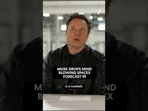 Musk's jaw-dropping SpaceX forecast 🤯