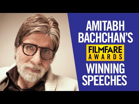 Video - Amitabh Bachchan’s Filmfare Award Winning Speeches |Amitabh Bachchan Birthday Special