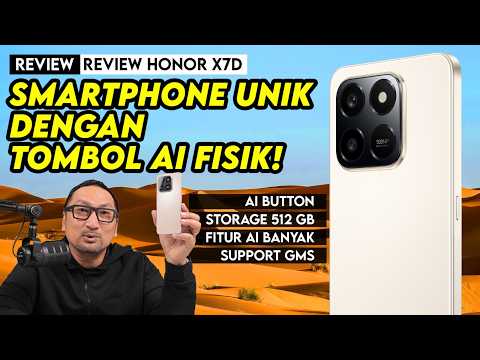 Review HONOR X7d – Smartphone Unik Dengan Tombol AI Fisik!