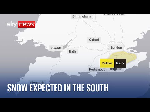 UK weather: Snow expected as new weather warning comes into place