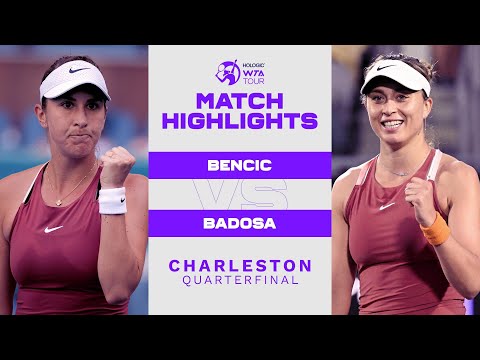 Belinda Bencic vs. Paula Badosa | 2022 Charleston Quarterfinal | WTA Match Highlights