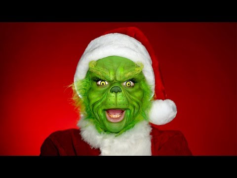 Turning Myself Into THE GRINCH using SFX Makeup - UCoziFm3M4sHDq1kkx0UwtRw