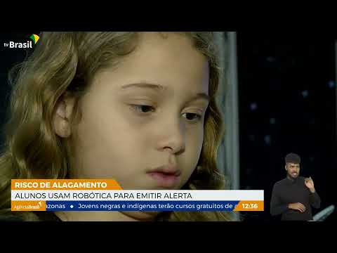 Alunas usam robótica para emitir alerta de alagamentos em Manaus