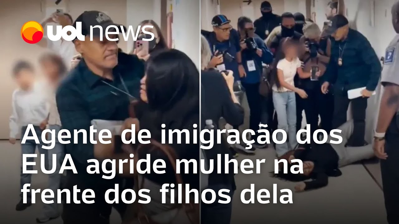 EUA: Agente de imigração agride mulher na frente dos filhos dela; funcionário foi dispensado