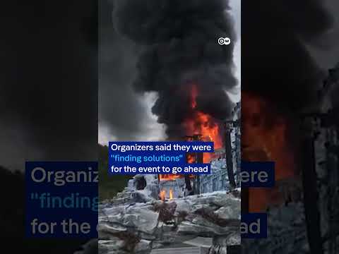Fire destroys main stage of Belgium's Tomorrowland music festival | DW News