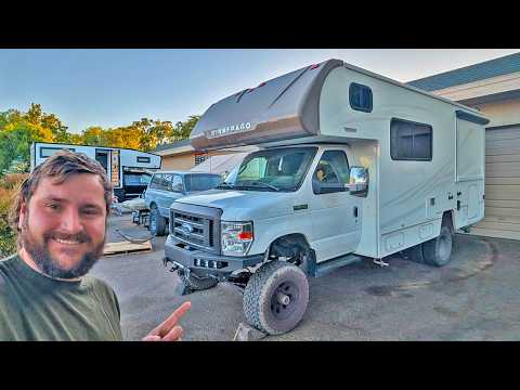 This Budget Winnebago RV was Converted to a 4x4 Offroad Camper by @ujointoffroad