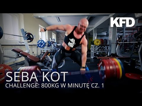 Seba Kot: Challenge 800 kg w minutę. Początek wyzwania i trening - KFD - UCCwsb6pCsJYFp53h9prxXtg