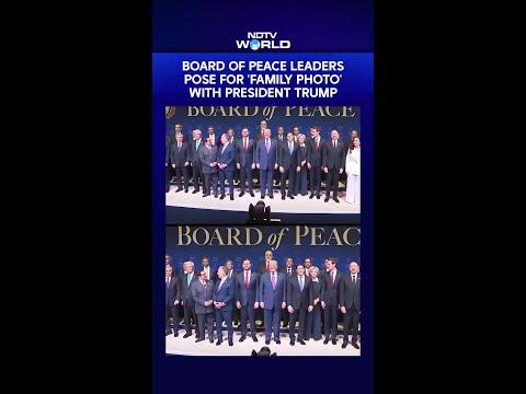 Board Of Peace Leaders Join Donald Trump In 'Family Photo' At Meet