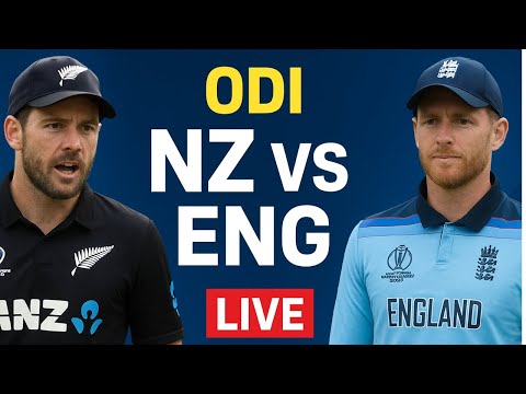 NZ vs ENG ODI 2025 LIVE | New Zealand vs England Live Score & Updates | Raccland is Live