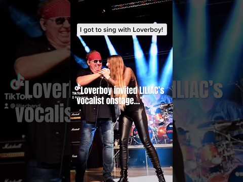 Loverboy Pointed at Her and Told the Crowd: “This Is LILIAC!” 😳 #liliac #loverboy #hit #rock #love