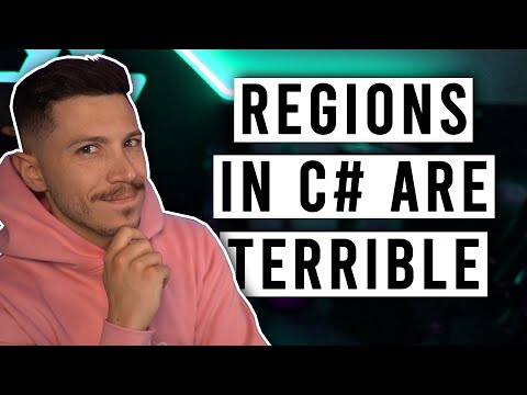 Regions in C# Are Terrible, Stop Using Them