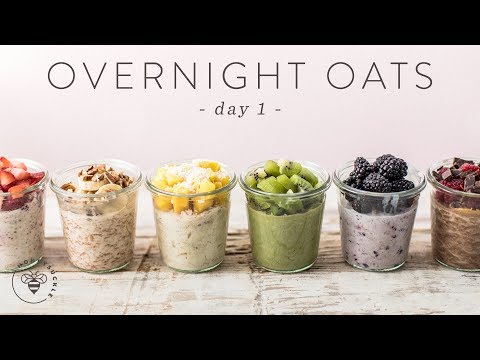 OVERNIGHT OATS 6 Ways | Easy Healthy RAINBOW Breakfasts  - UCwsa-MpLNx4pnsM1PiQwhyQ