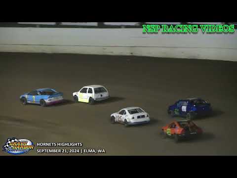 September 21, 2024 Hornets Highlights Grays Harbor Raceway - dirt track racing video image