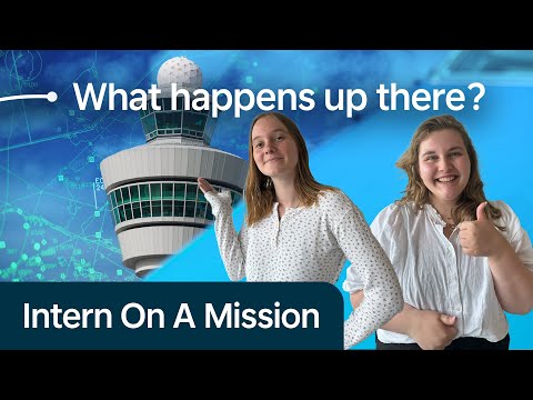 Testing our multitasking skills at Air Traffic Control 🎙🛫 | Intern On A Mission | KLM