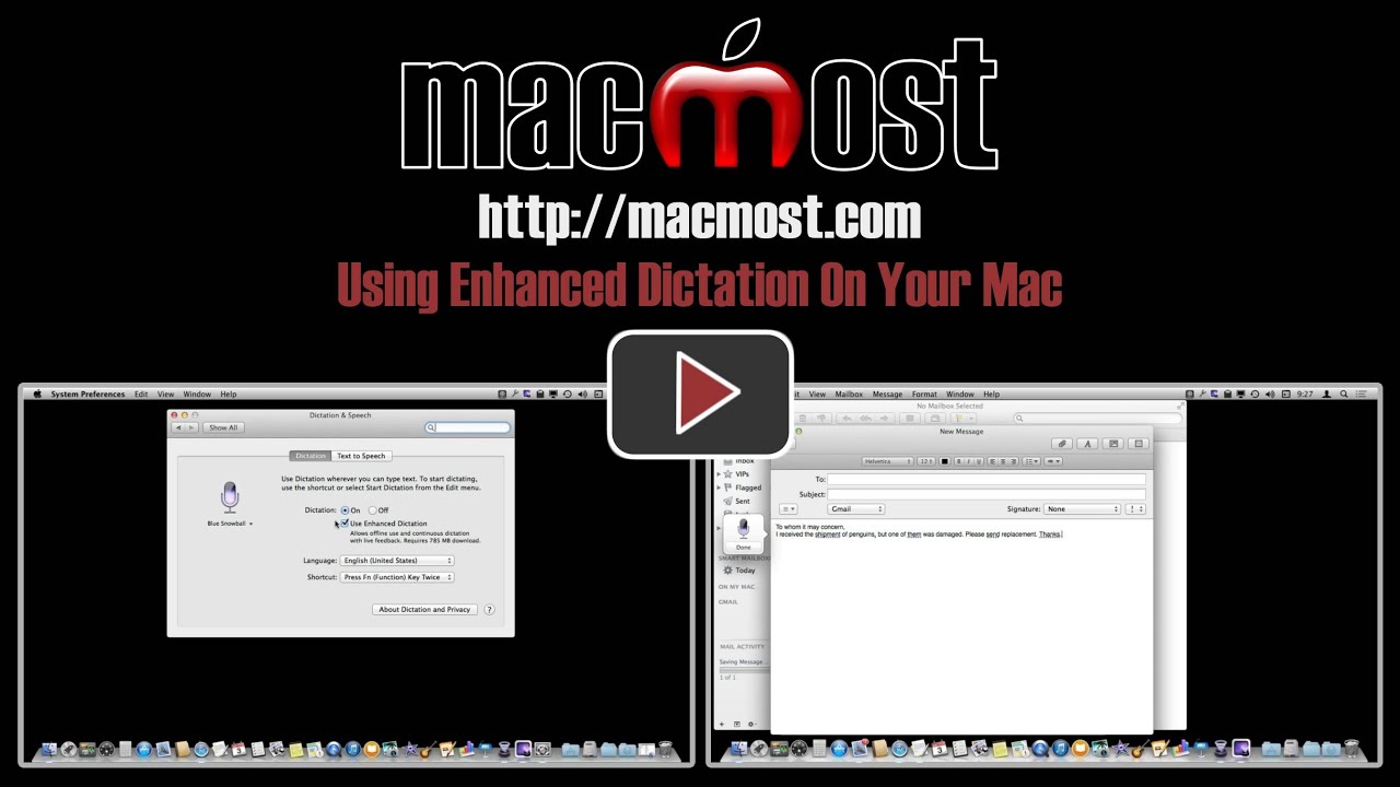 mac word dictation