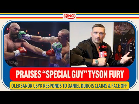 Oleksandr Usyk PRAISES “Special Guy” Tyson Fury, POKES FUN At Daniel Dubois Claims