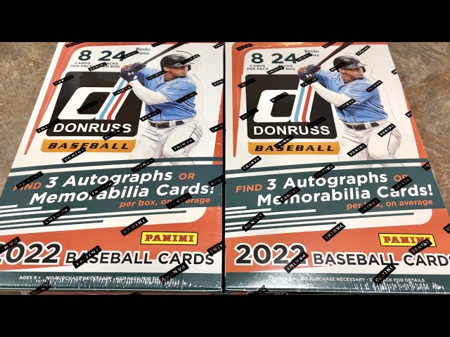 A Look Back at Donruss Baseball Cards