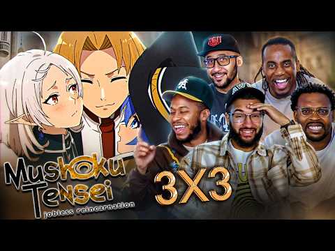 FREAKY RUDEUS IS BACK! Mushoku Tensei 3x3 REACTION
