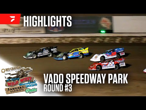 Round #3 | Wild West Shootout at Vado Speedway Park 1/10/25 | Highlights - dirt track racing video image