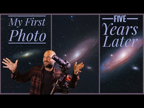 Andromeda With A 75-300mm Kit Lens And Star Tracker: Five Year Anniversary