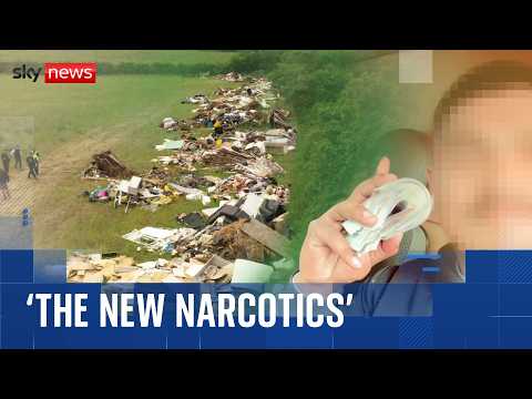 Sky News investigates rise in waste crime and hunts for people responsible