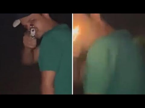 Ragazza brasiliana filma il fidanzato che impugna una pistola e poi le spara