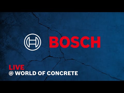 Bosch Power Tools World of Concrete 2024 Live Stream
