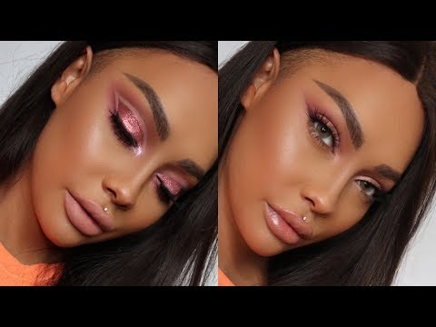 TWO LOOKS HUDA BEAUTY NEW NUDE PALETTE | SONJDRADELUXE