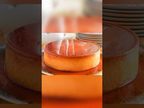 FLAN NAPOLITANO CON QUESO CREMA | Muy cremoso y delicioso | Mi tarta preferida #shorts