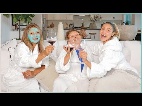 Girls Night In, Facial and Q&A with Tia and My Mom