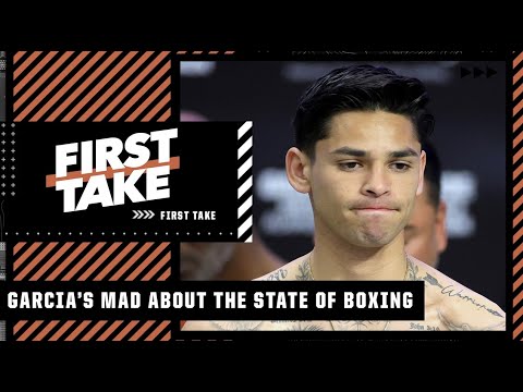 Stephen A. reacts to Ryan Garcia's frustrations with the state of boxing | First Take