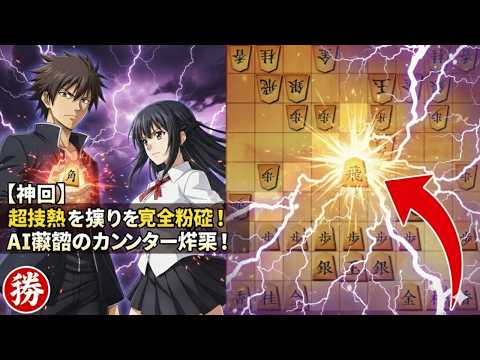 🔥※閲覧注意※ 端攻めに来た相手が「絶望」。AI驚愕の切り返しが鮮やかすぎる…！将棋ウォーズ