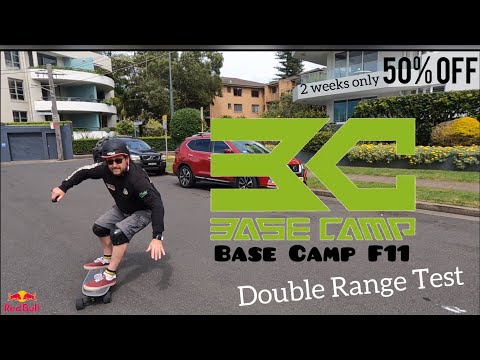 Base Camp F11 Back to the Future Range Test - Andrew Penman EBoard Reviews Vlog No.200