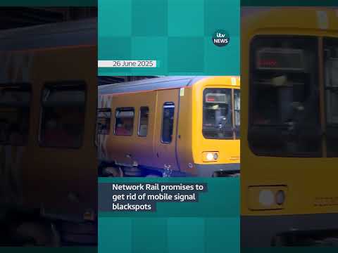 Network Rail promises to get rid of mobile signal blackspots #itvnews